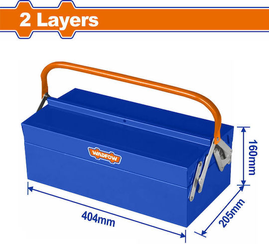 Wadfow Hand Tool Case Metallic Dimensions: W40.4xD20.5xH16cm