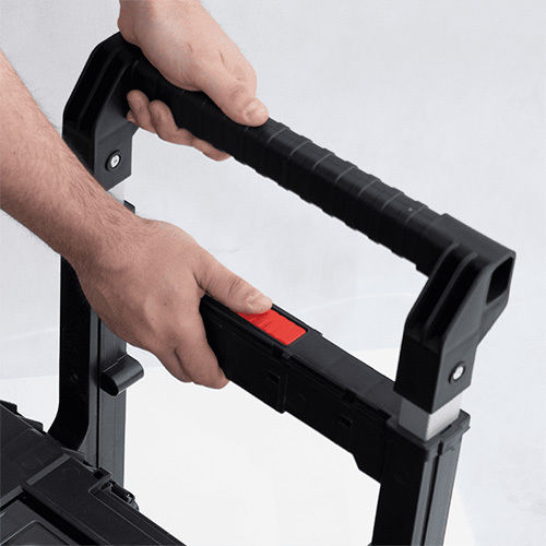 Qbrick Pro System Prime Cart Hand Tool Case Metallic Dimensions: W59xD42.5xH66cm