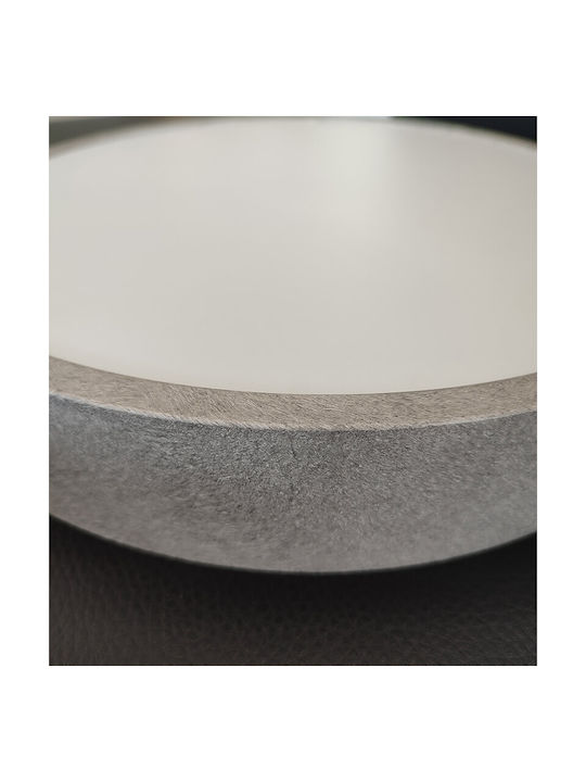 Fos me Outdoor Ceiling Flush Mount with Integrated LED in Gray Color 05-00455-10