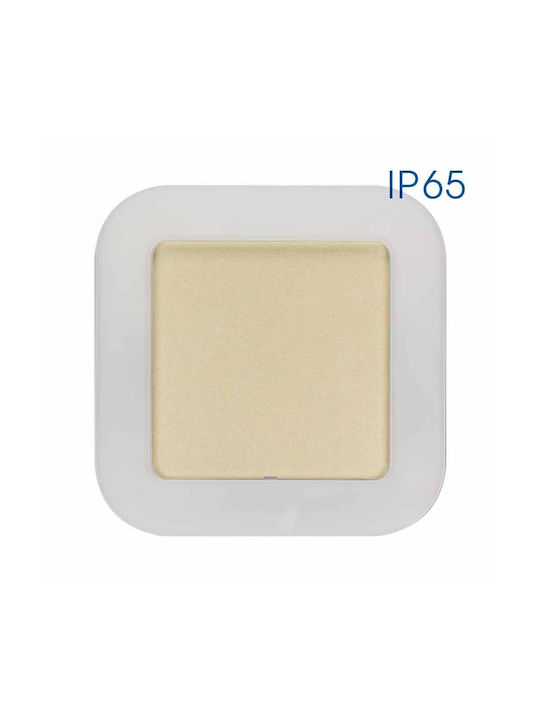 Vivalux Waterproof Outdoor Ceiling Light with Integrated LED in White Color VIV004749