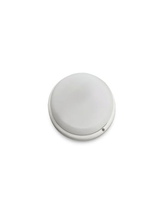 V-TAC Plafonieră de Exterior cu LED Integrat în Culoare Alb 10198
