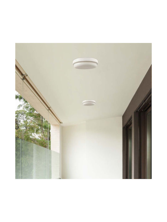 V-TAC Plafonieră de Exterior cu LED Integrat în Culoare Alb 10199