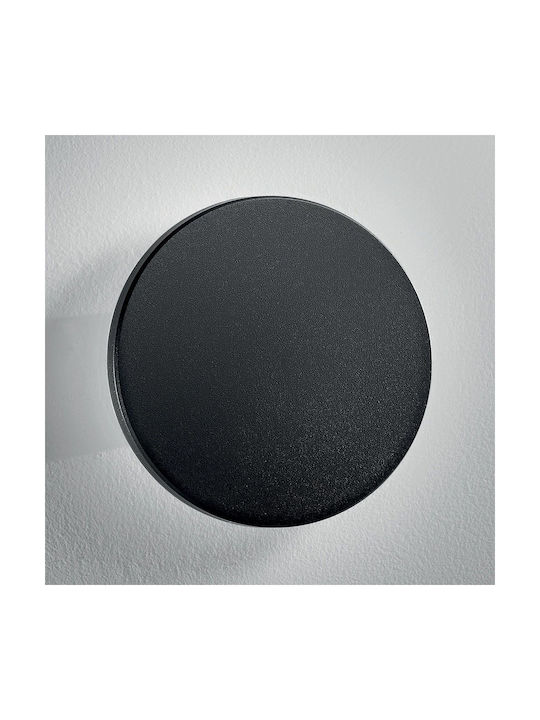 Fan Europe Outdoor Ceiling Flush Mount with Integrated LED in Black Color LED-W-ZODIAC-L-NER