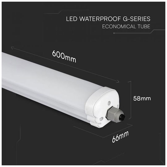 V-TAC Lighting Batten Outdoor with Integrated LED 18W 60cm