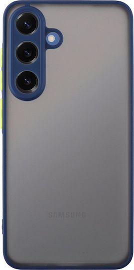 Lime Hardshell Fusion Full Camera Protection Back Cover Silicon Albastru (Galaxy S25)