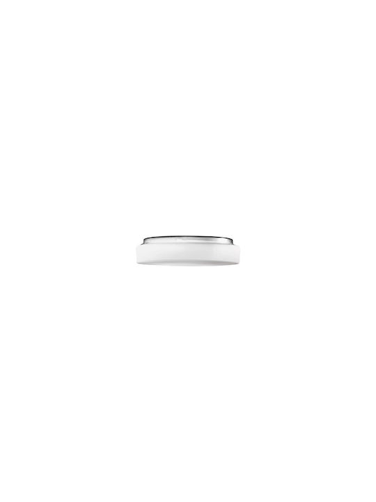 Zafferano Outdoor Ceiling Flush Mount with Integrated LED in White Color LD8761N3
