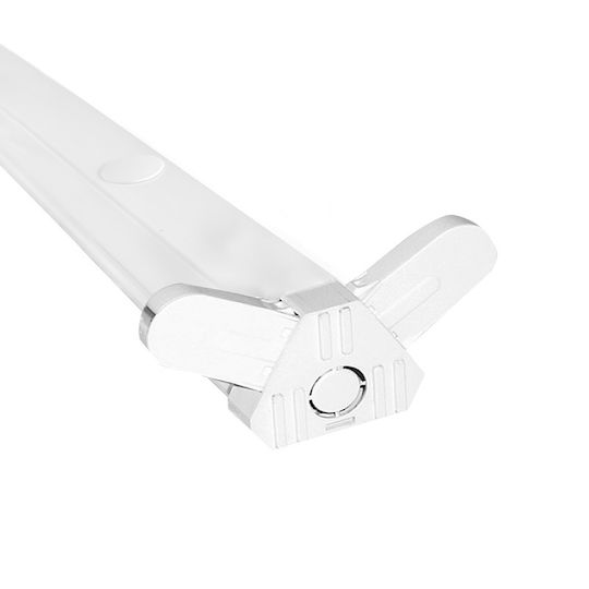 Aca Lighting Batten Delta Double-Ended with 2 Slots for LED Lamps T8 62.5cm
