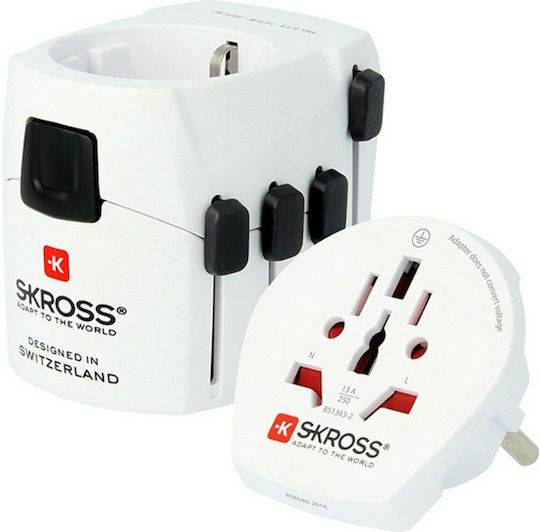 Skross Αντάπτορας Πρίζας από Universal σε Universal
