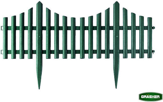Grasher Plastic Garden Hedge In Green Colour 33cm x 2.3m 4 Pieces