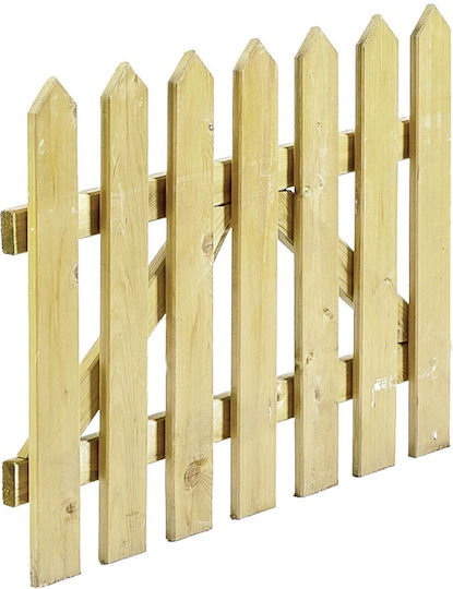 Dom Wood Wooden Fence in Beige Colour 75cm x 1.5m
