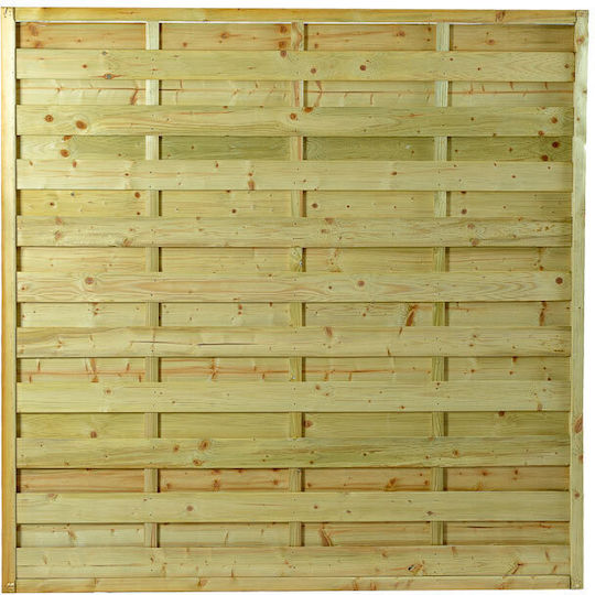 Showood Wooden Fence Panel in Beige Colour 1.2x1.8m