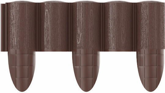 Cellfast Plastic Garden Hedge In Brown Colour 17x24cm 5 Pieces