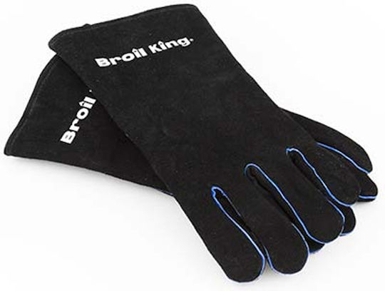 Broil King BBQ Grill Glove Set Leather 2pcs