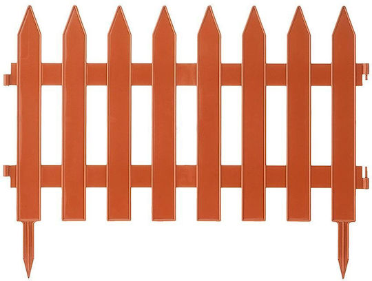 Prosperplast Garten Classic Kunststoff Grills in Orange Farbe 35cm x 3.22m 7 Stück