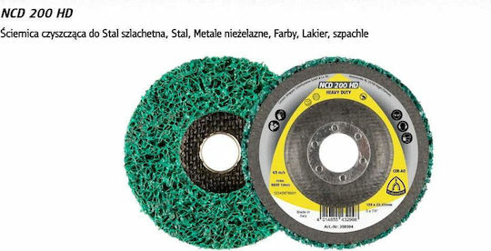 Kohlenstoffscheibe Crisper 125mm Ncd 200 Hd Klingspor