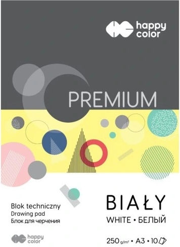 Technischer Block Weiß A3/10k Premium Happy Color