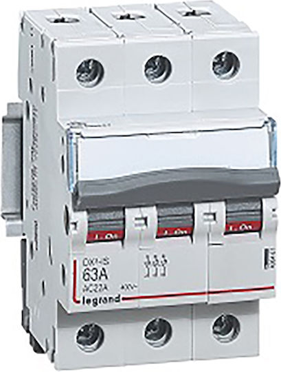 Legrand DX3 Τριπολικός Διακόπτης Ράγας 400V 63A