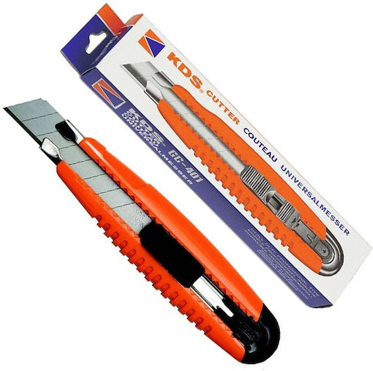 KDS Folding Knife Security with Blade Width 18mm Orange