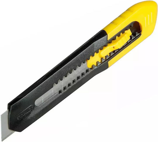 Stanley Folding Knife with Blade Width 18mm Yellow
