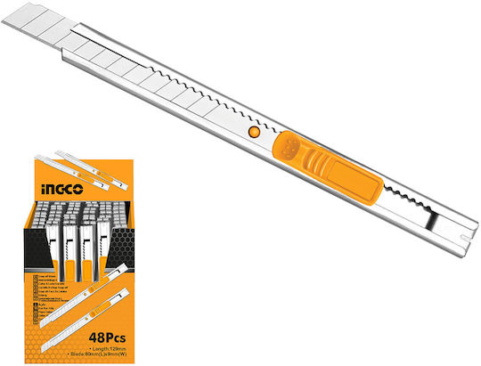Ingco Folding Knife with Blade Width 9mm