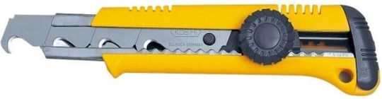 KDS Folding Knife Security with Blade Width 18mm Yellow