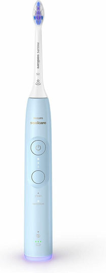 Philips Electric Toothbrush with Pressure Sensor and Travel Case HX7406/02 Light Blue