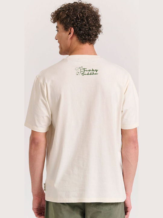 Funky Buddha T-shirt Λευκό