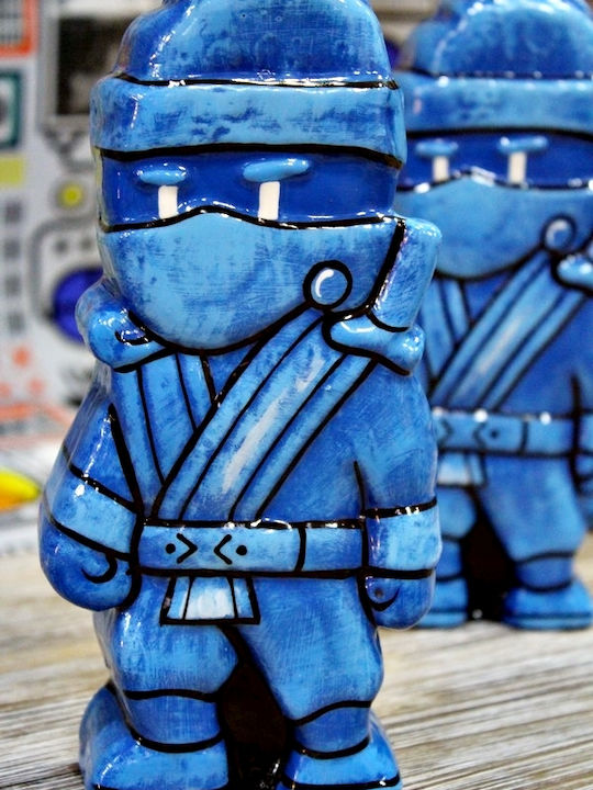 Osterkerze Stempel Ninja 3D Hellblau 21,5 x 10,5 cm Osterkerze Stempel Ninja 3D Hellblau 21,5 x 10,5 cm