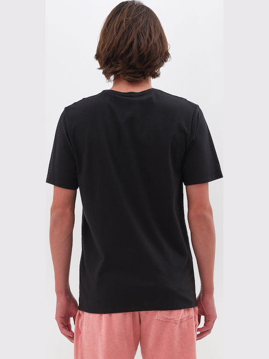 T-shirt Μαυρο