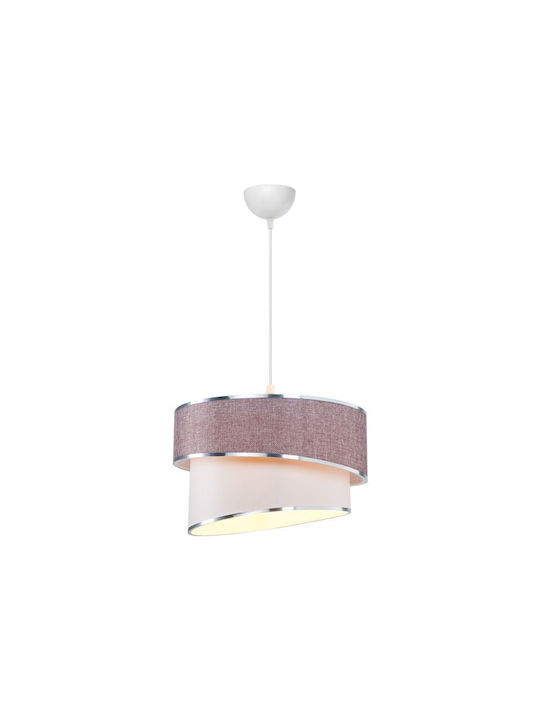Pakketo Loopy Pendant Light Purple with Socket E27 30x30x18cm