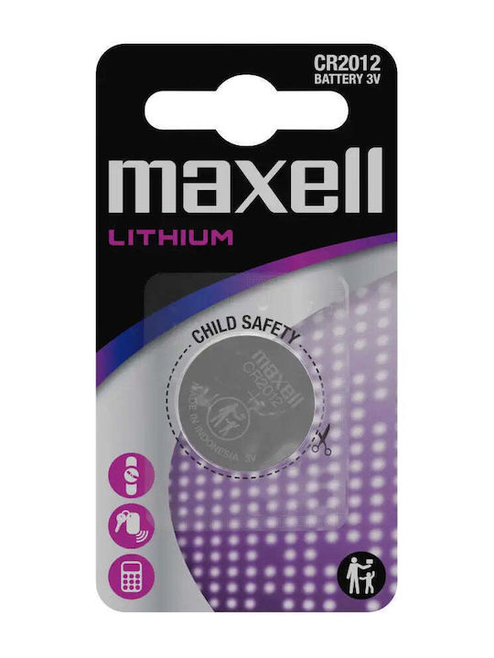Maxell Cr2012 3v Lithium Button Battery