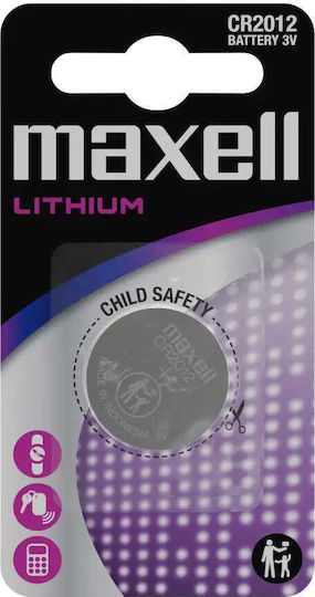 Maxell Cr2012 3v Lithium Button Battery