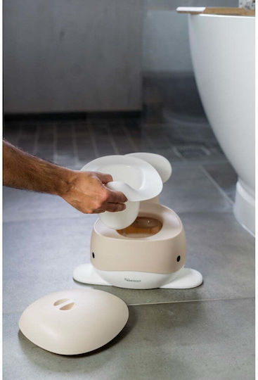 Kindsgut Töpfchen Stuhl Whale mit Deckel Beige