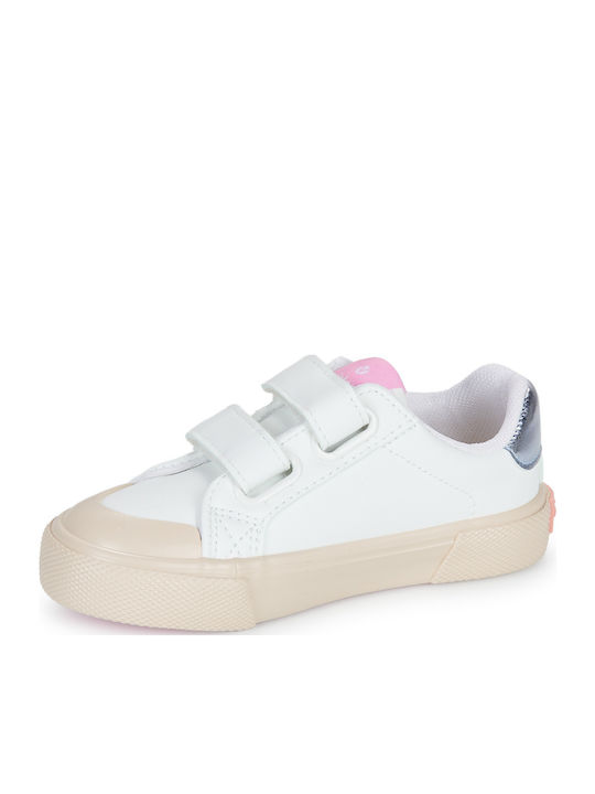 Kinder Sneakers mit Klettverschluss Weiß