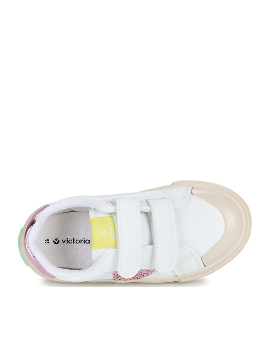 Kinder Sneakers mit Klettverschluss Weiß