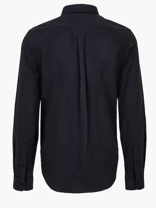 Long Sleeve Shirt in Regular Fit Black