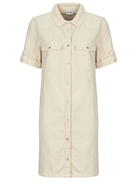 Mini Kleid Beige