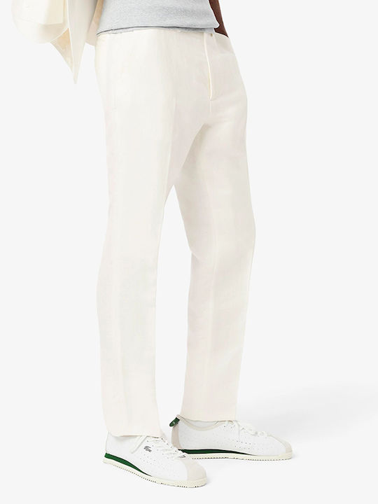 Παντελόνι σε Ίσια Γραμμή Offwhite