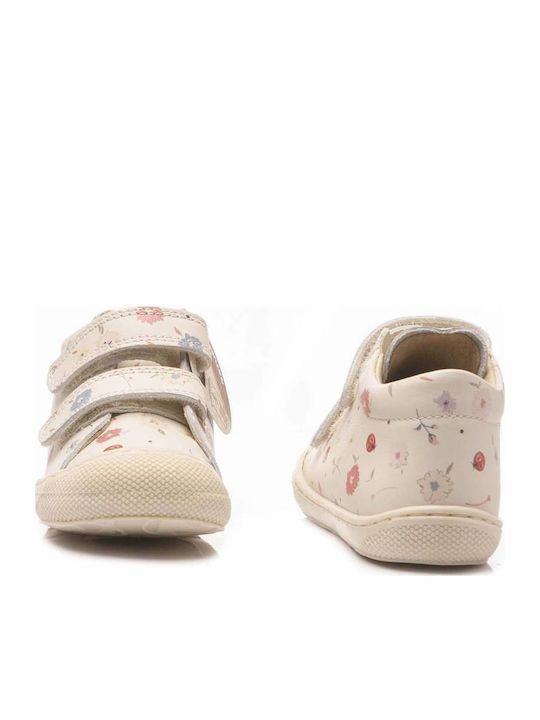 Kids Sneakers with Scratch Beige