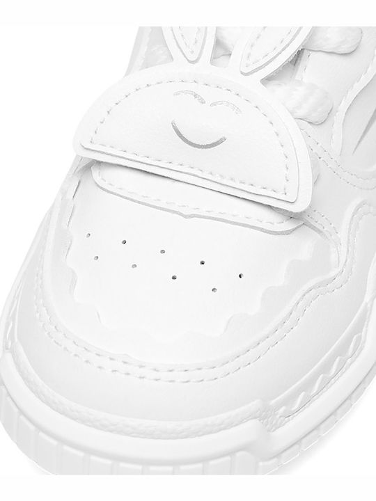 Kinder Sneakers Hoch Weiß