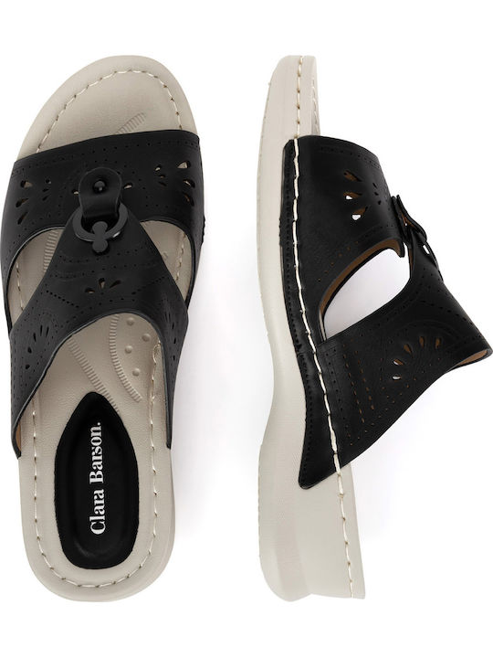 Platforme Dama Tip Slip On Negre