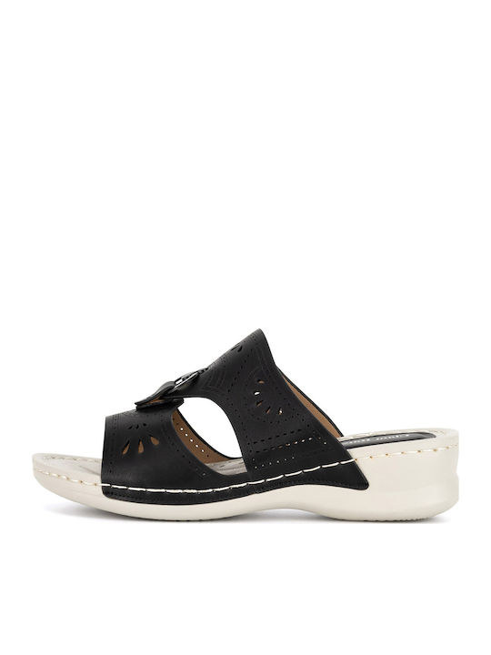 Platforme Dama Tip Slip On Negre
