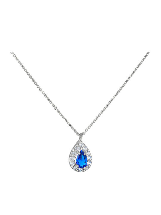 Ioannis Kosmima Set with Necklace & Ring from White Gold 14K with Stones