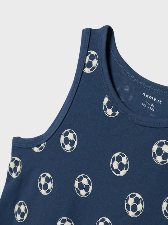 Name It Set pentru copii cu maiouri Fără mâneci Blue 2buc