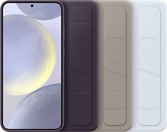 Samsung Standing Grip Back Cover Plastic Light Blue (Galaxy S24+)