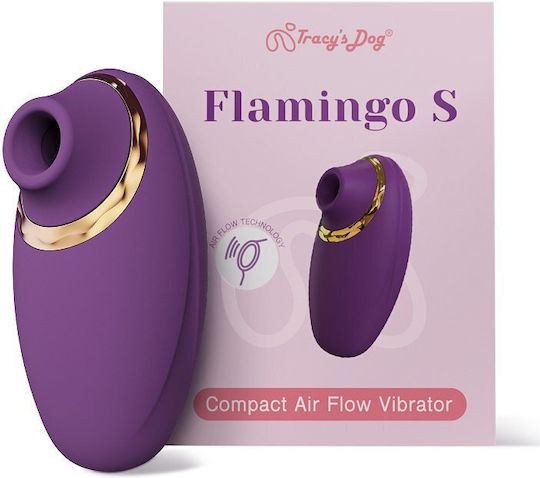 Flamingo S клиторен смукач Tracy's Dog с 8 интензитета, лилав
