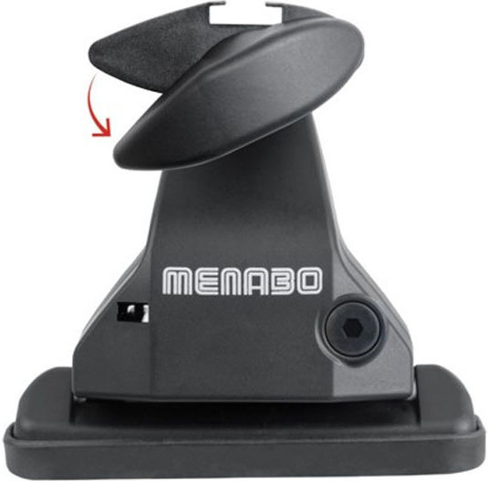 Menabo 112cm. (with Roof Rack Legs) Silver