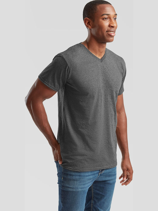 Fruit of the Loom Valueweight Bărbătesc Dark Heather Grey