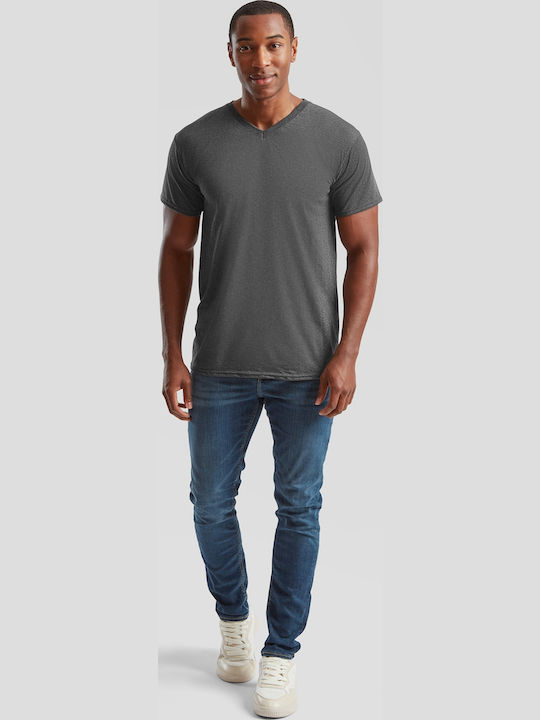 Fruit of the Loom Valueweight Bărbătesc Dark Heather Grey