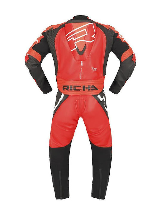 Richa Stradale Gp Ανδρική Δερμάτινη Φόρμα Αναβάτη Μοτοσυκλέτας Κόκκινη